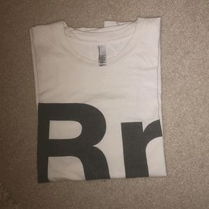 American Apparel Rr Alphabet T-Shirt
